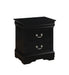 Louis Philippe Black Nightstand - Marjories Furniture (Las Vegas, NV)