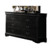 Louis Philippe Black Dresser - Marjories Furniture (Las Vegas, NV)