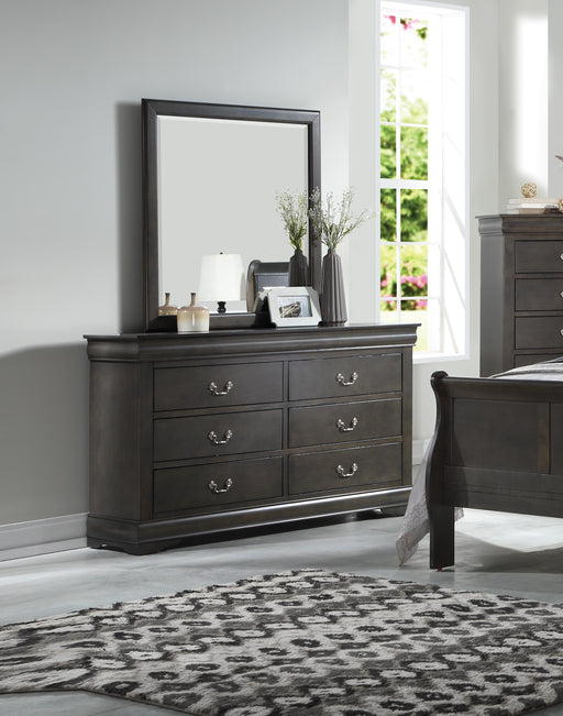 Louis Philippe Dark Gray Dresser - Marjories Furniture (Las Vegas, NV)