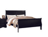 Louis Philippe Black Full Bed - Marjories Furniture (Las Vegas, NV)