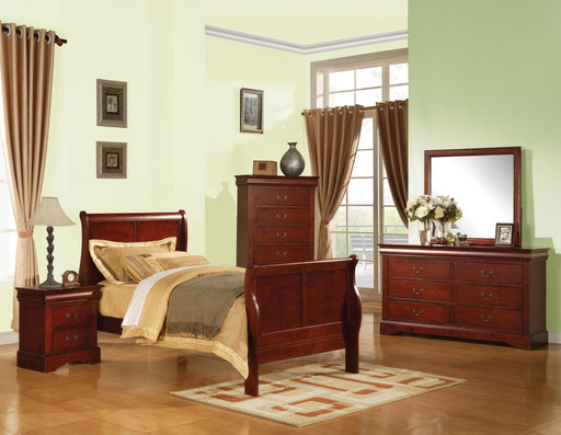 Louis Philippe III Cherry Twin Bed - Marjories Furniture (Las Vegas, NV)