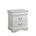 Louis Philippe White Nightstand - Marjories Furniture (Las Vegas, NV)