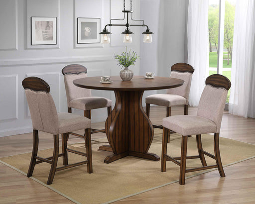 Maurice Oak Counter Height Table - Marjories Furniture (Las Vegas, NV)