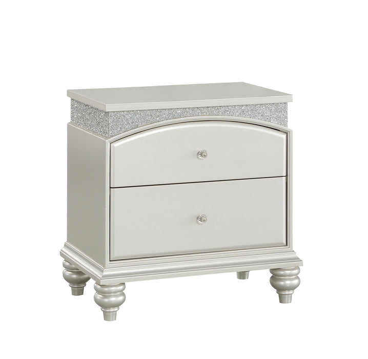 Maverick Platinum Nightstand - Marjories Furniture (Las Vegas, NV)
