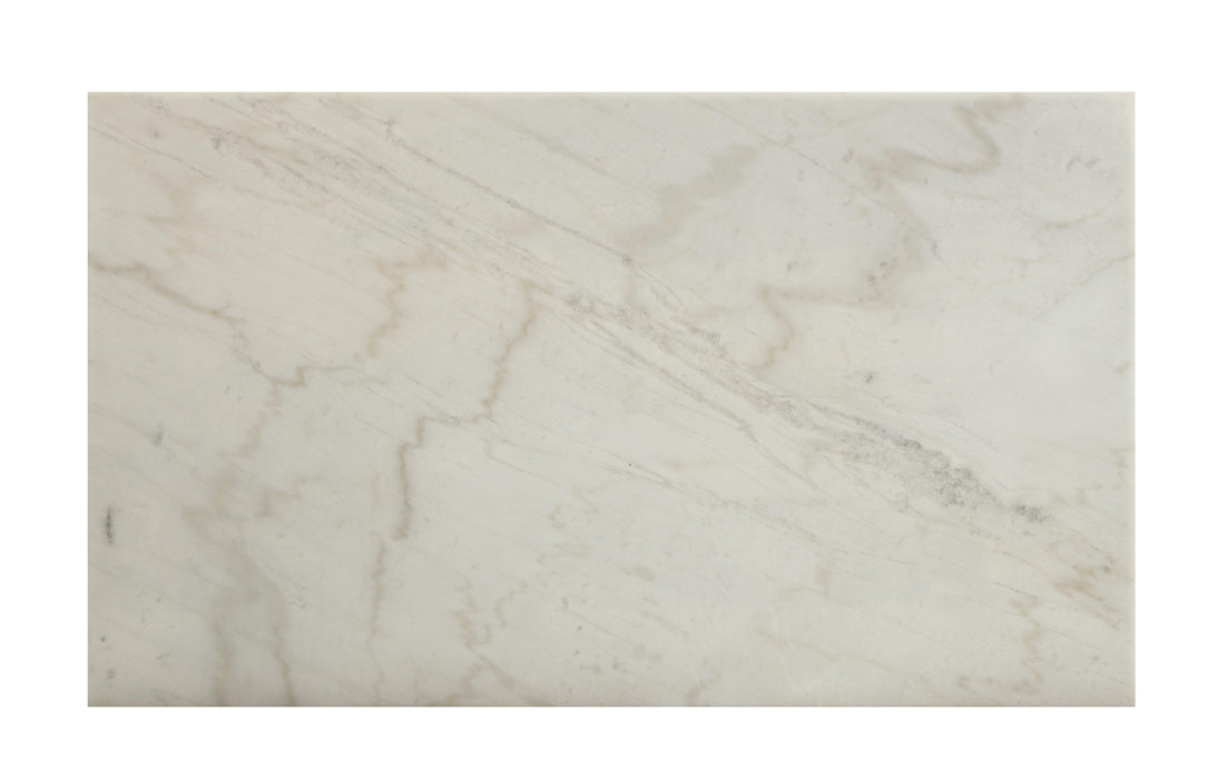 Merel White Marble & Gray Oak Dining Table - Marjories Furniture (Las Vegas, NV)