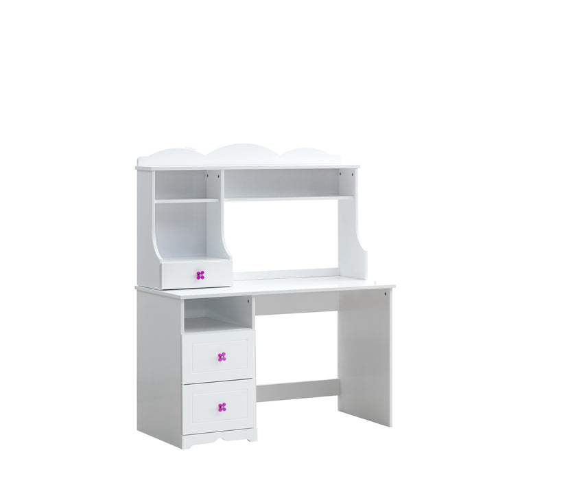 Meyer White Hutch - Marjories Furniture (Las Vegas, NV)