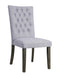 Merel Gray Linen & Gray Oak Side Chair - Marjories Furniture (Las Vegas, NV)