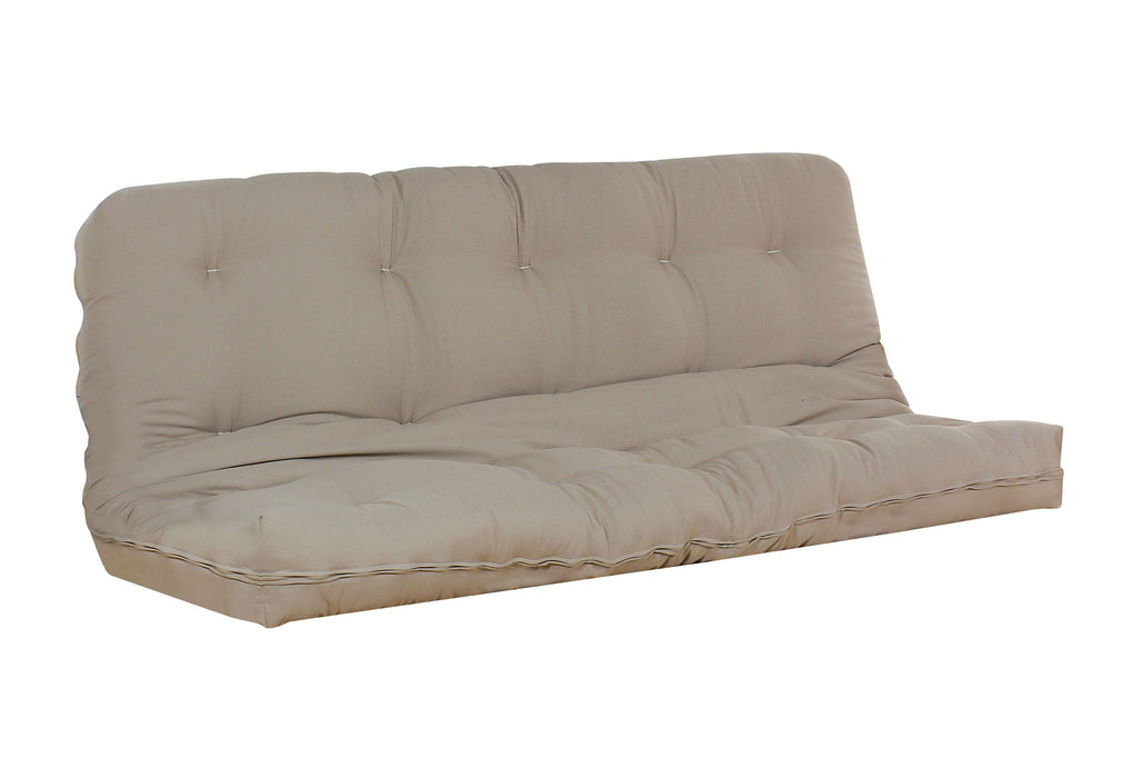 Nabila Khaki Full Futon Mattress, 8"H - Marjories Furniture (Las Vegas, NV)