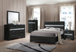 Naima Black Twin Bed - Marjories Furniture (Las Vegas, NV)