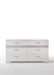Naima II White High Gloss Dresser - Marjories Furniture (Las Vegas, NV)