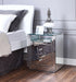 Nysa Mirrored & Faux Crystals Accent Table - Marjories Furniture (Las Vegas, NV)