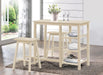 Nyssa Buttermilk Counter Height Set (3Pc Pk) - Marjories Furniture (Las Vegas, NV)