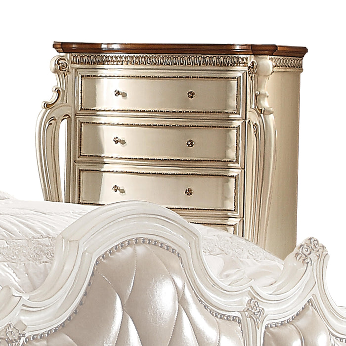 Picardy Antique Pearl & Cherry Oak Chest - Marjories Furniture (Las Vegas, NV)