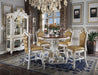 Picardy Antique Pearl & Cherry Oak Counter Height Table - Marjories Furniture (Las Vegas, NV)