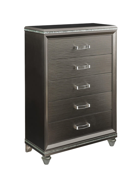 Sadie Dark Champagne Chest - Marjories Furniture (Las Vegas, NV)