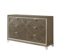 Skylar Dark Champagne Dresser - Marjories Furniture (Las Vegas, NV)