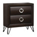 Tablita Dark Merlot Nightstand - Marjories Furniture (Las Vegas, NV)