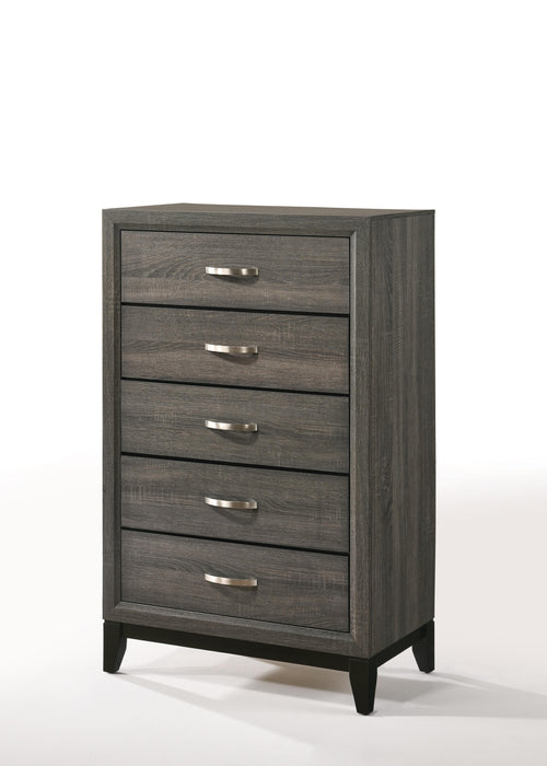 Valdemar Weathered Gray Chest - Marjories Furniture (Las Vegas, NV)