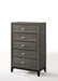 Valdemar Weathered Gray Chest - Marjories Furniture (Las Vegas, NV)
