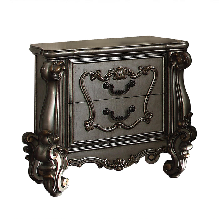 Versailles Antique Platinum Nightstand - Marjories Furniture (Las Vegas, NV)