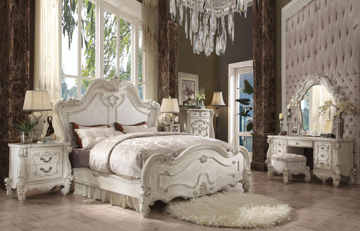 Versailles Bone White Eastern King Bed - Marjories Furniture (Las Vegas, NV)