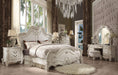 Versailles Bone White Queen Bed - Marjories Furniture (Las Vegas, NV)