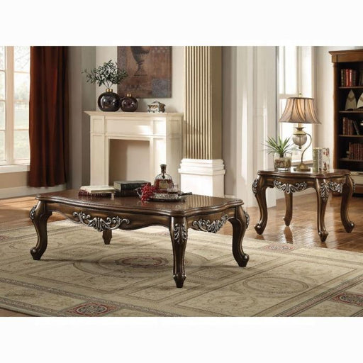 Latisha Antique Oak Coffee Table - Marjories Furniture (Las Vegas, NV)