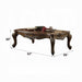 Latisha Antique Oak Coffee Table - Marjories Furniture (Las Vegas, NV)