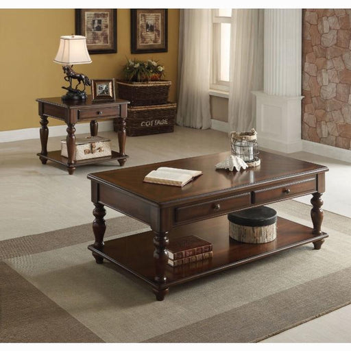 Farrel Walnut Coffee Table - Marjories Furniture (Las Vegas, NV)