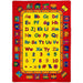 ABBEY Red & Multi 5' X 8' Area Rug - Marjories Furniture (Las Vegas, NV)