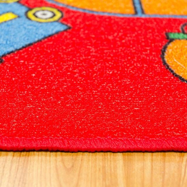 ABBEY Red & Multi 5' X 8' Area Rug - Marjories Furniture (Las Vegas, NV)