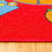 ABBEY Red & Multi 5' X 8' Area Rug - Marjories Furniture (Las Vegas, NV)