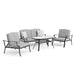 Adele 5 Pc. Conversation Set w/ Adjustable Chairs - Marjories Furniture (Las Vegas, NV)