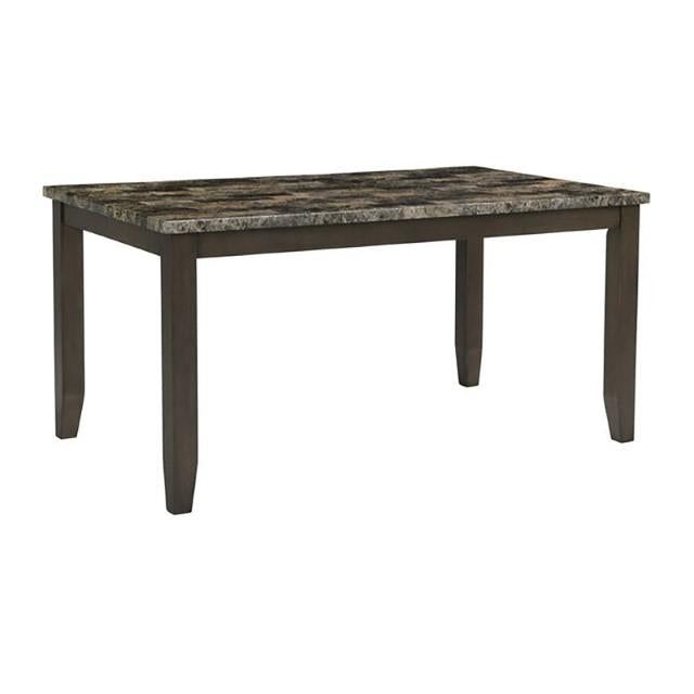 Adia 7 Pc Dinning Table Set Grey & Brown - Marjories Furniture (Las Vegas, NV)