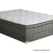 AFTON White/Gray 12" Euro Box Pocket Coil, Cal.King, E king, Full, & Queen - Marjories Furniture (Las Vegas, NV)