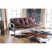 Aksel Black/Red Futon Mattress, Black, Red & Gray - Marjories Furniture (Las Vegas, NV)