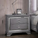 Alanis Light Gray Night Stand - Marjories Furniture (Las Vegas, NV)