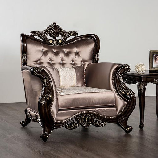 Albacete Chair Cherry & Campage - Marjories Furniture (Las Vegas, NV)