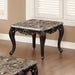 Albacete End Table Walnut & Campage - Marjories Furniture (Las Vegas, NV)