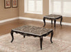 Albacete Coffee Table Walnut & Campage - Marjories Furniture (Las Vegas, NV)