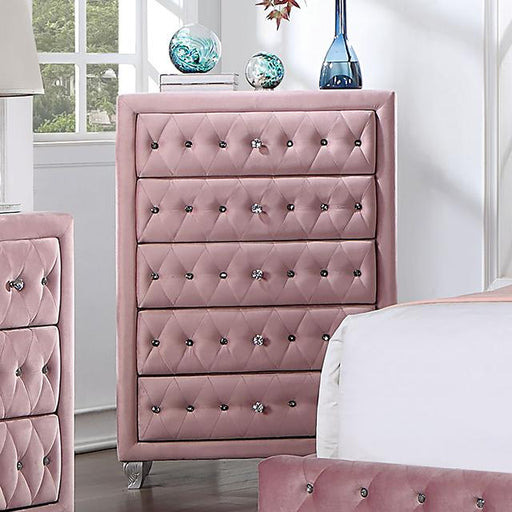 ZOHAR Chest, Pink - Marjories Furniture (Las Vegas, NV)