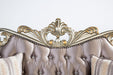Albacete Sofa Campage & Walnut - Marjories Furniture (Las Vegas, NV)