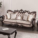 Albacete Sofa Campage & Walnut - Marjories Furniture (Las Vegas, NV)