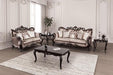 Albacete Loveseat Campage & Walnut - Marjories Furniture (Las Vegas, NV)