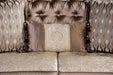 Albacete Sofa Campage & Walnut - Marjories Furniture (Las Vegas, NV)