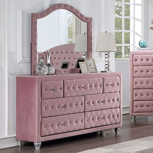 ZOHAR Dresser, Pink - Marjories Furniture (Las Vegas, NV)