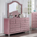 ZOHAR Dresser, Pink - Marjories Furniture (Las Vegas, NV)