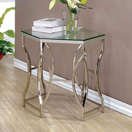 ZOLA Chrome End Table - Marjories Furniture (Las Vegas, NV)