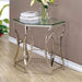 ZOLA Chrome End Table - Marjories Furniture (Las Vegas, NV)