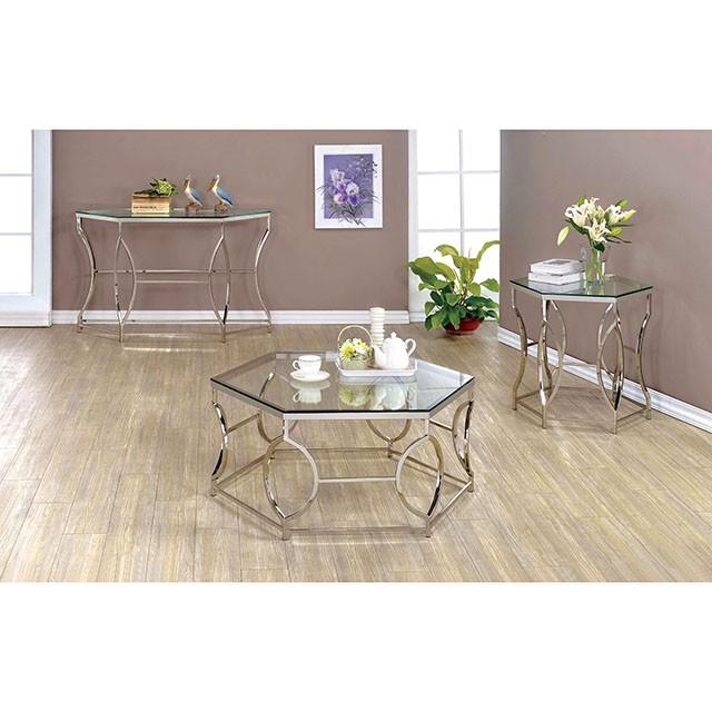 ZOLA Chrome End Table - Marjories Furniture (Las Vegas, NV)